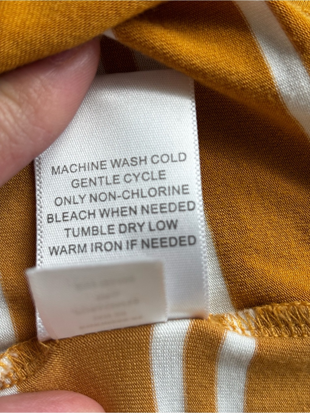 Rumi+Ryder Girls' Mustard Striped Short Sleeve Tee with Sleeve Ties Sz XS (4/5) - Picture 6 of 6